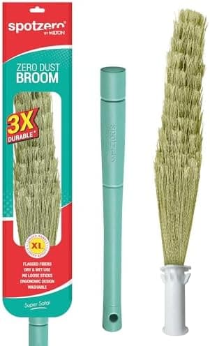 Spotzero By Milton Zero Dust Floor Broom with Long Handle