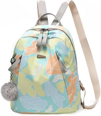 MOCA Fashionable Casual Nylon Backpack for Womens Girls M Size Multipurpose BagPack Travel, Casual, College, Office, Work, Diwali Gift Bag Women